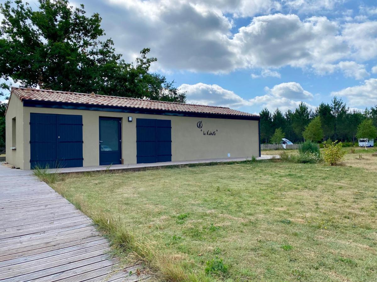 Camping La Kahute - Tente Lodge Au Coeur De La Foret Carcans Esterno foto