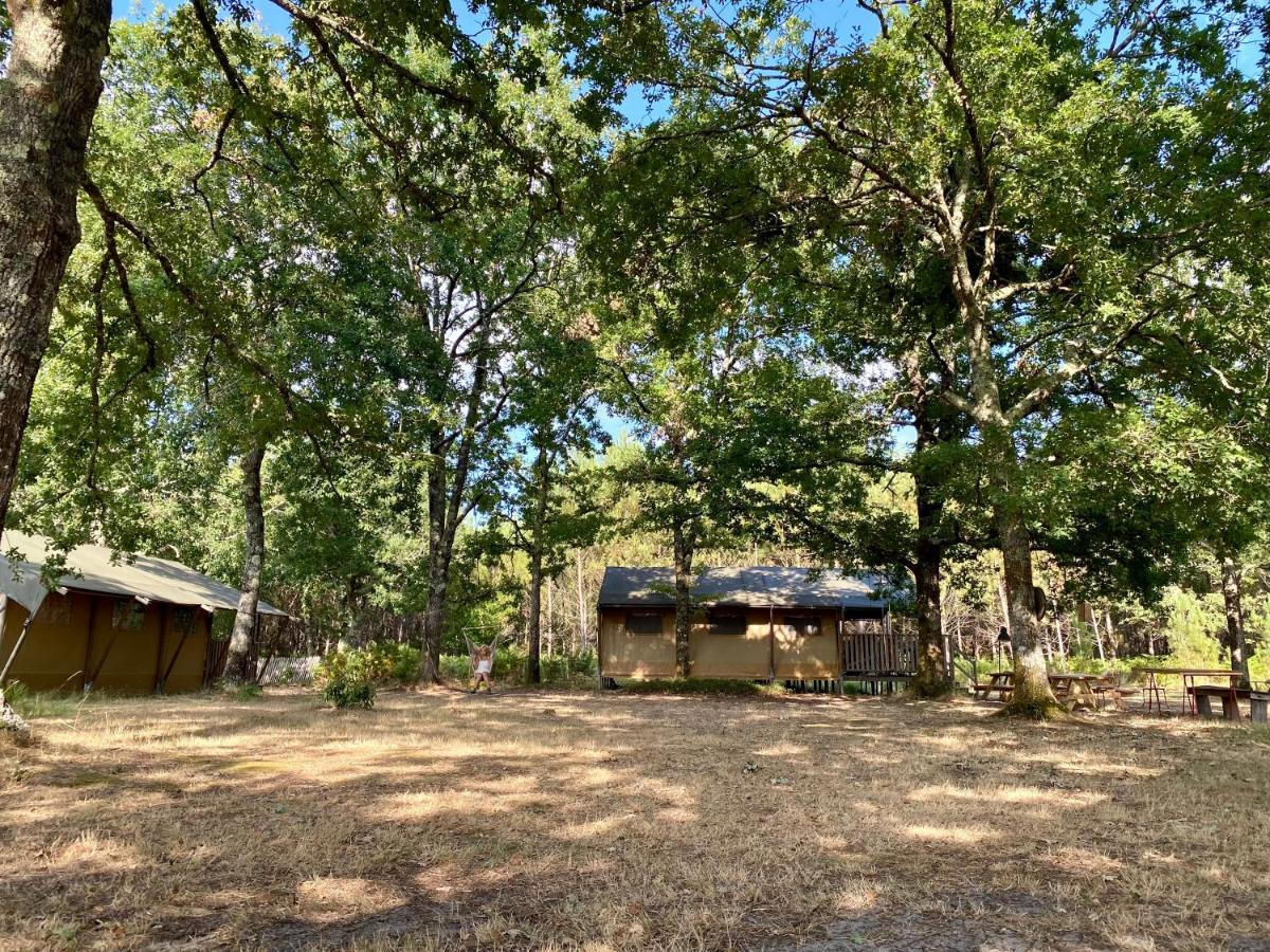 Camping La Kahute - Tente Lodge Au Coeur De La Foret Carcans Esterno foto